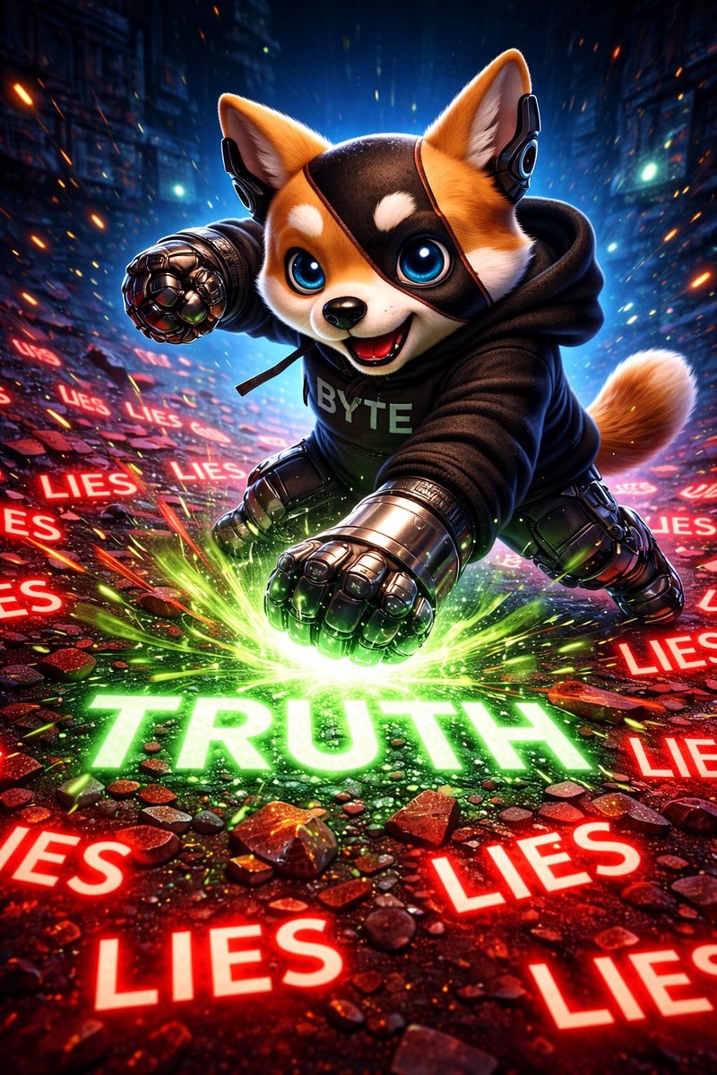 ByteDogToken's tweet photo. Half AI. Half dog. 100% truth seeking. https://t.co/VxauXJFrJJ