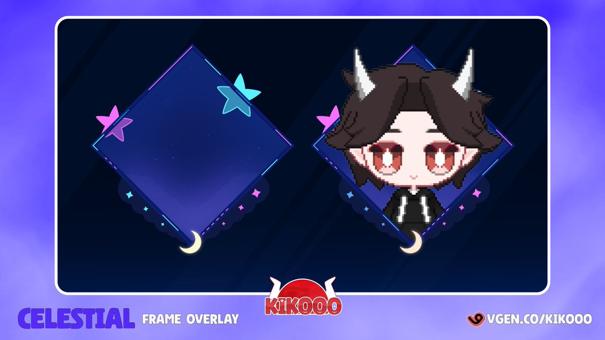 [#VGenShop] ✘ Celestial  Minimal Frame Overlay 

model by @/0x4682B4