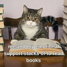 nora_clark_11's tweet photo. Just me and my emotional support TBR mountain
#BookwormLife #TBRProblems https://t.co/IIyIjnW0ay