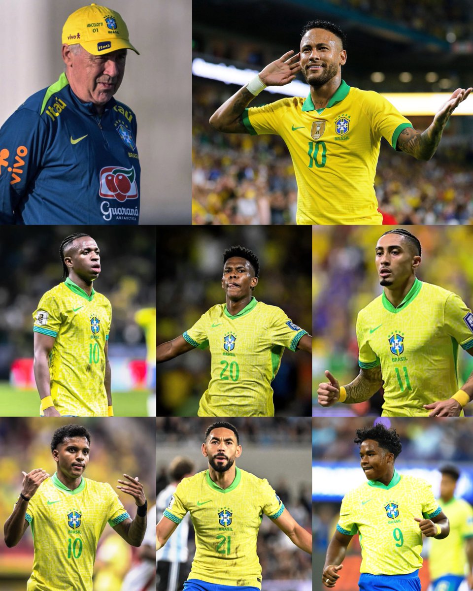 Carlo Ancelotti’s attacking options for the World Cup 👀🇧🇷