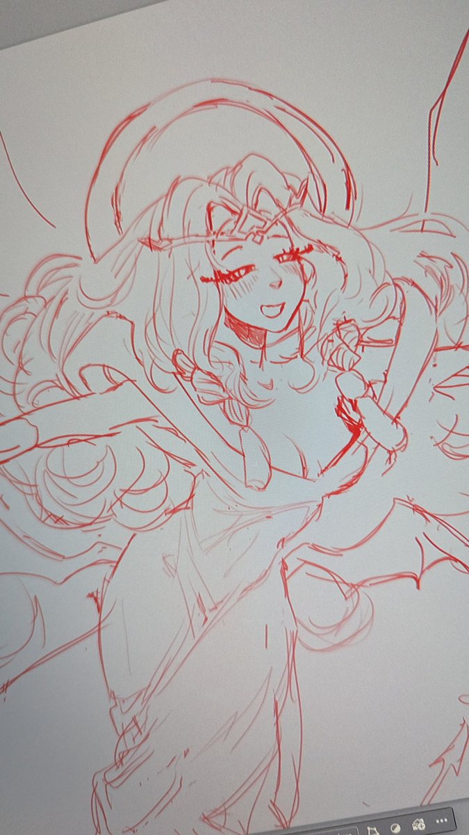 clovorz's tweet photo. I don't know anything about cookie run but I am fascinated by this evil pink angel one https://t.co/RUcmg1u7bV