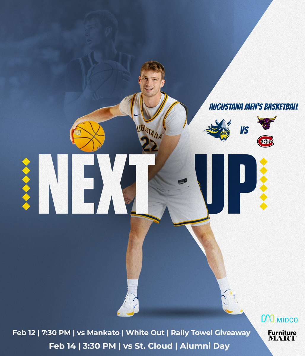 Thursday: White Out + light-up rally towel giveaway!
Saturday: Alumni Day🎓

#BuildingChampions⚔️