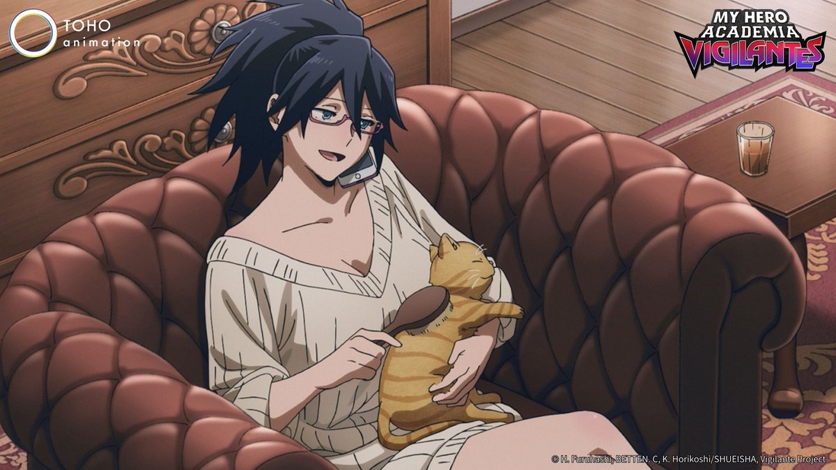 TOHOanimationEN's tweet photo. The newest episode of My Hero Academia: Vigilantes is now streaming! 
Watch it now on Crunchyroll.

#MyHeroAcademia #MHAVigilantes #TOHOanimation https://t.co/fd7HiKTGZS