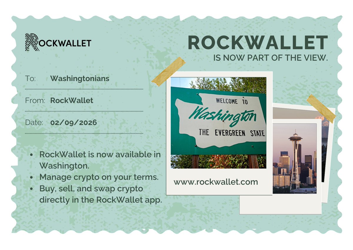 🌧️ Greetings from the Evergreen State!

We now have an MTL license in Washington with full self-custody, SOC 2 Type II and ISO 27001 certifications. Crypto just went PNW with security you can trust.

Whether you're checking balances in Seattle or swapping in Spokane, you’ve got