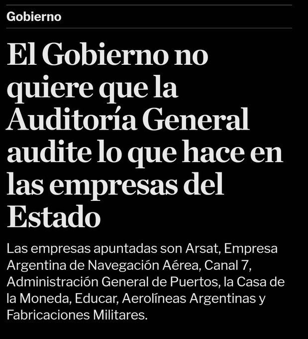 Del culo ajeno son todos auditores, pero cuando toca al propio...