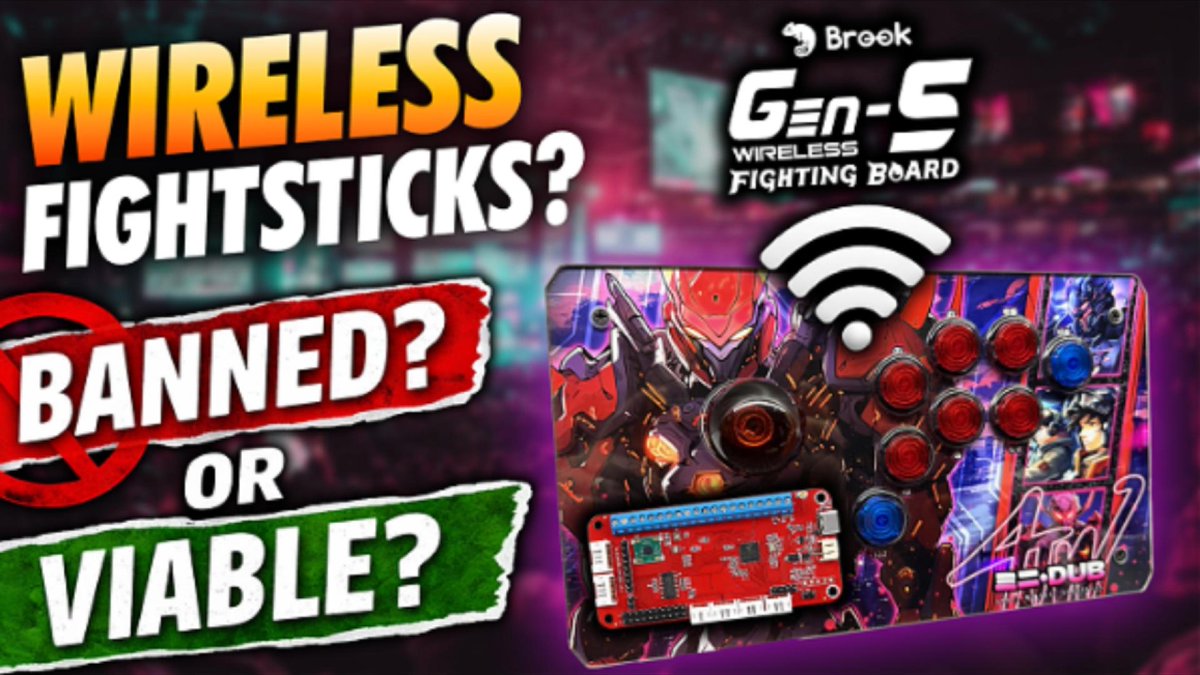 Are wireless fightsticks finally viable? 📶🕹️

I installed <a href="/brookgamingfans/">Brook Gaming</a>' Gen-5W Wireless PCB into a portable fightstick and put it to the test - latency, usability, and why they’re still banned offline.

🎥 Watch here ⬇️
youtu.be/bAAh32GcGhA

#FGC #ArcadeStick #Fightstick