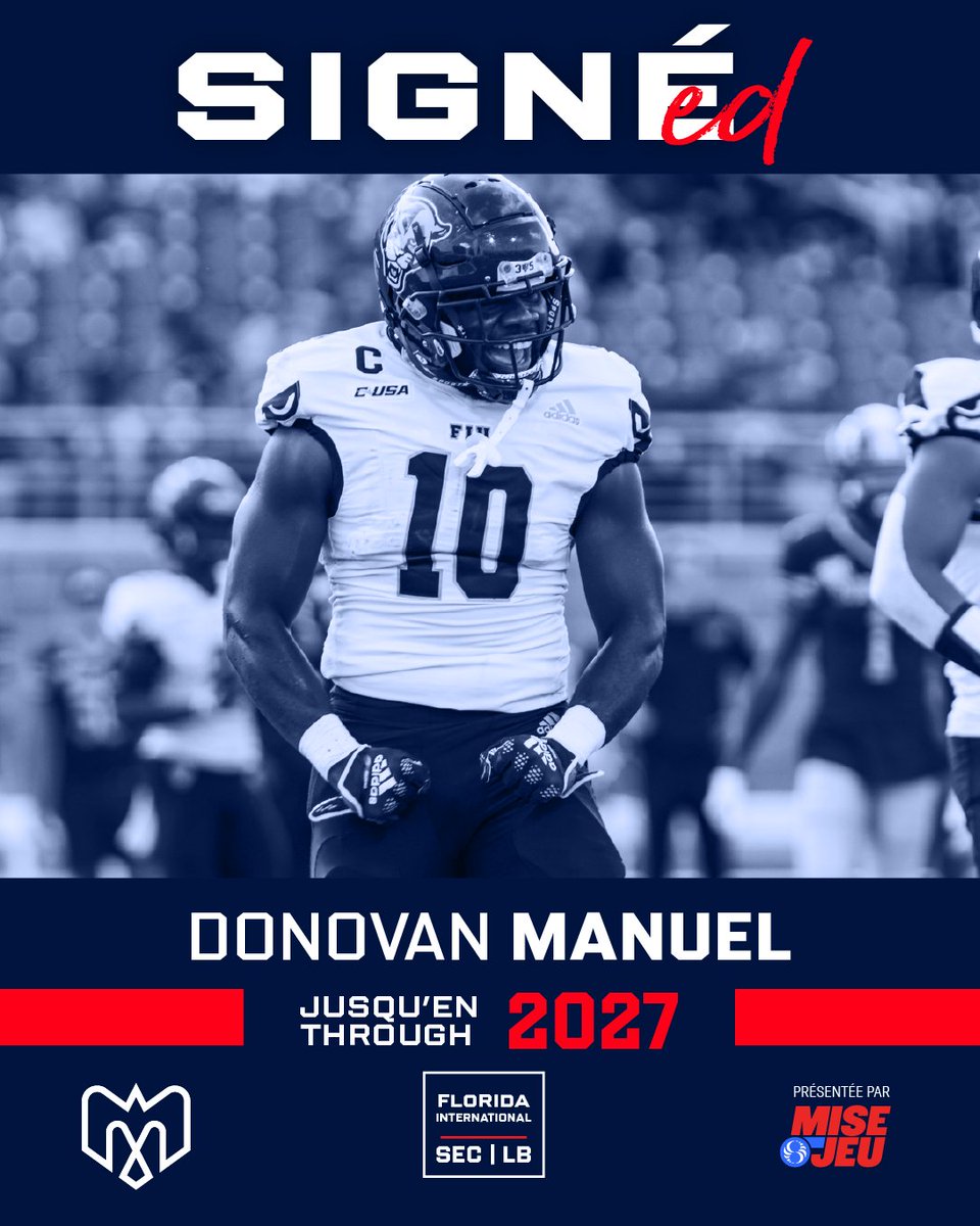 We’re making moves! 🔥

We’ve signed quarterbacks Anthony Brown Jr. (Oregon) &amp; Dresser Winn (Tennessee-Martin) as well as linebacker Donovan Manuel (Florida International) for the 2026 and 2027 seasons.

🔗 bit.ly/4ahvIly

#Alouettes | Presented <a href="/Miseojeu/">Mise-o-jeu</a>