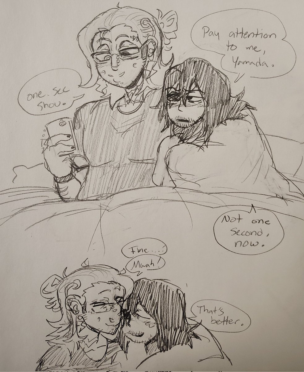 aherosmight's tweet image. Needy-zawa #MHA #emic #erasermic #presentmic #Eraserhead