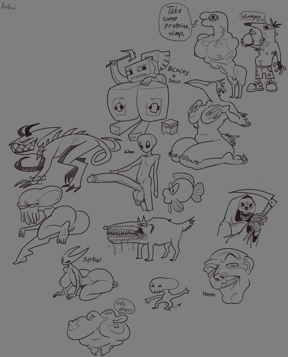 Some random magma doodles of mine :P