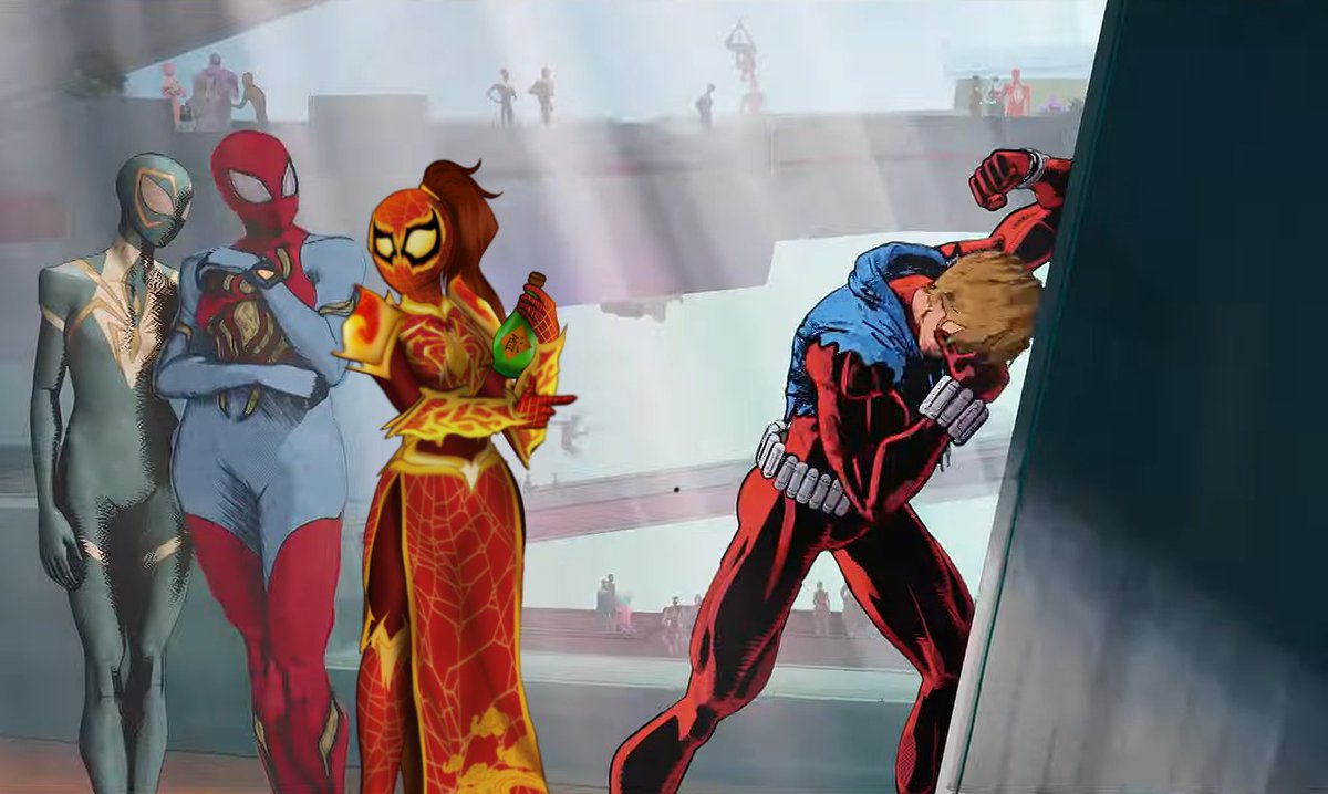 "uhh...it's he okay?"- she asked🧧
#spidersona #spideroc
#acrossthespiderverse