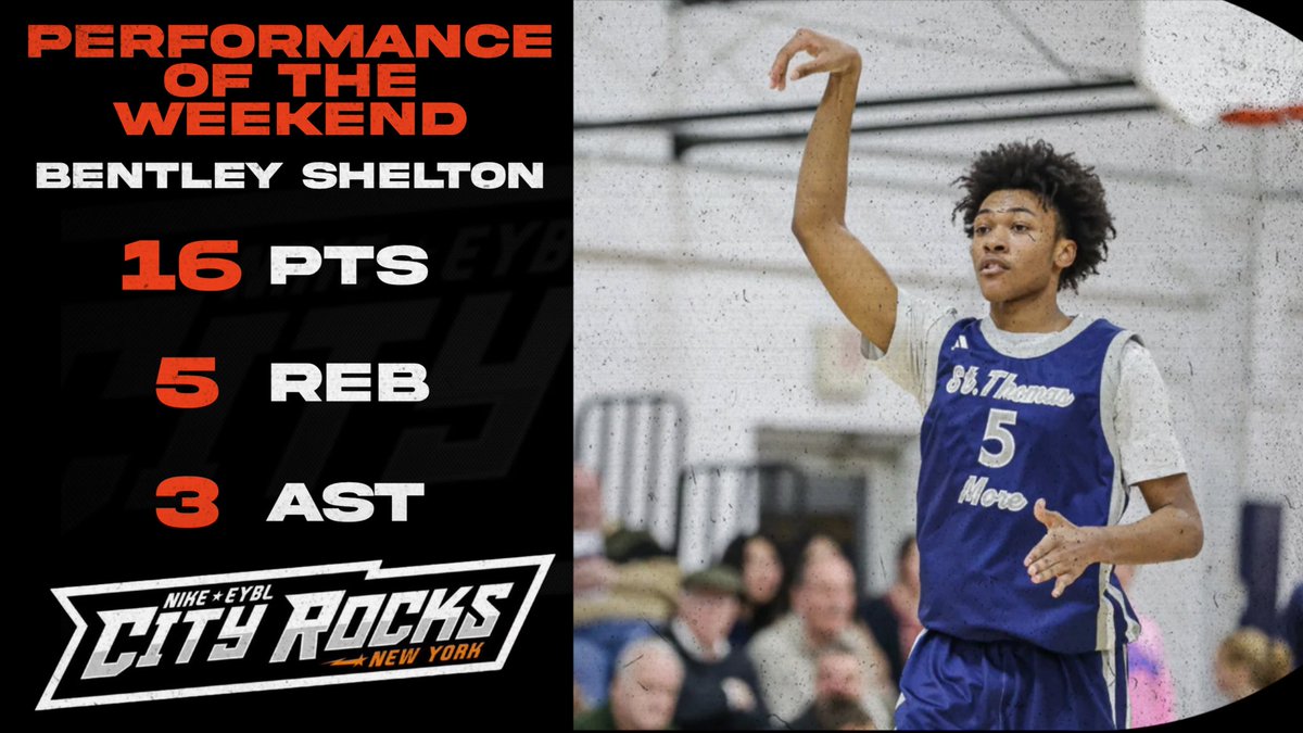TheCityRocks's tweet photo. Way to play this weekend @BentleyShelton8 #CRFam 🟠 https://t.co/h62vDFkZCb