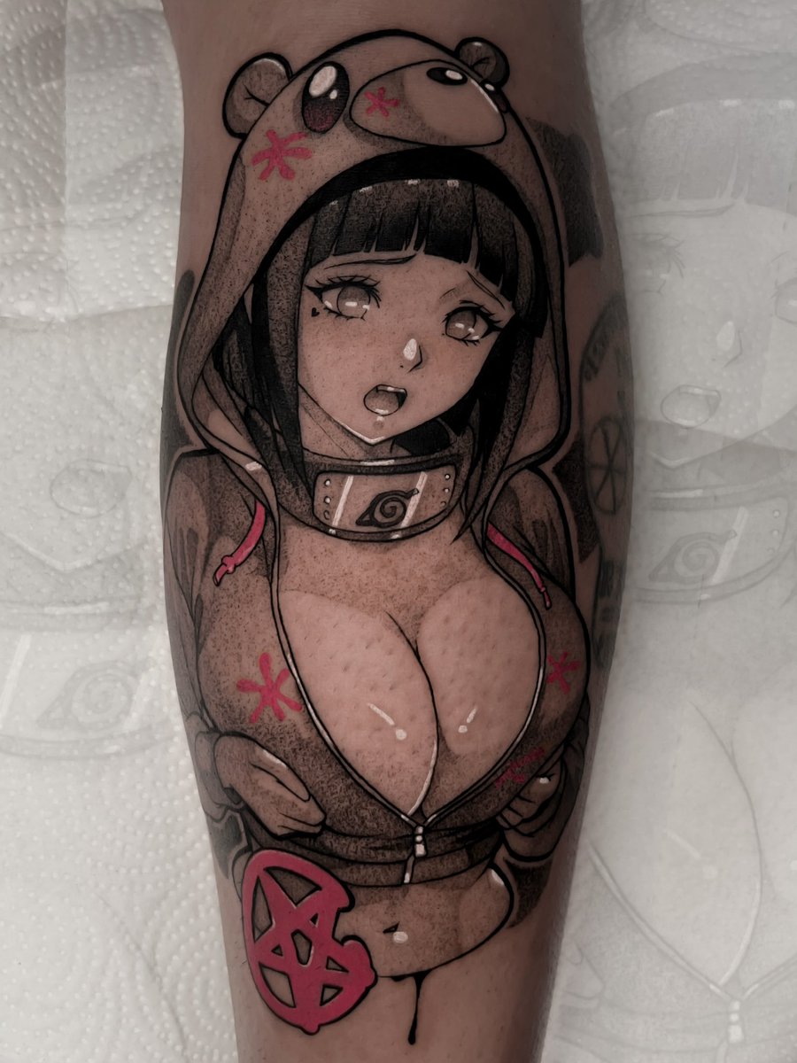 zilde2099's tweet photo. 💜HINATA X GLOOMYBEAR💖

#anime #animetattoo #nsfw #sfwanime #tattooart #hinata #NarutoShippuuden #hinata_hyūga https://t.co/MQnY3ptx5W