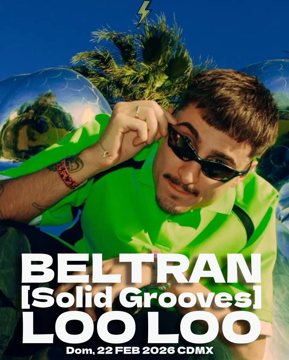 NochesElectroMx's tweet image. BELTRAN en el Official After Party de EDC México en LOO LOO🫦⚡️

Domingo 22.Febrero.2026 #CDMX 🇲🇽**
Boletos y Mesas VIP 📲🎟️ #PrecioEspecial
▶️🔗 linktr.ee/nocheselectron…

#WeAreLooloo #AfterParty #EDCMx