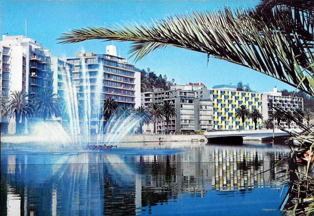 En el estero Marga Marga de Viña del Mar existían grandes surtidores, la finalidad fue la de oxigenar las aguas y un motivo ornamental.