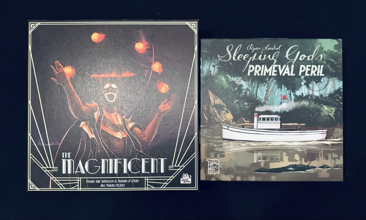 turpoint_'s tweet photo. Bought both for only 30 euros last weekend. Itβs gonna be a fun solo session!
#boardgames #boardgaming #soloboardgames #soloboardgaming https://t.co/XgkdJLjar0