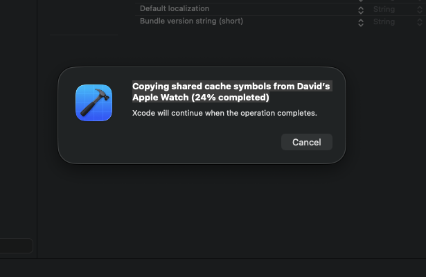 C4ppy_77's tweet photo. Tweet:
Xcode is “copying shared cache symbols” and I’m copying patience I don’t have 😩
Someone talk to me before this hits 100%… or 3026.
Hashtags:
#iOSDev #Xcode #AppleWatchDev #DevLife #BuildInProgress #WaitingGame #ProgrammerHumor #IndieDev #DebuggingLife https://t.co/rQ0NqHSGPx