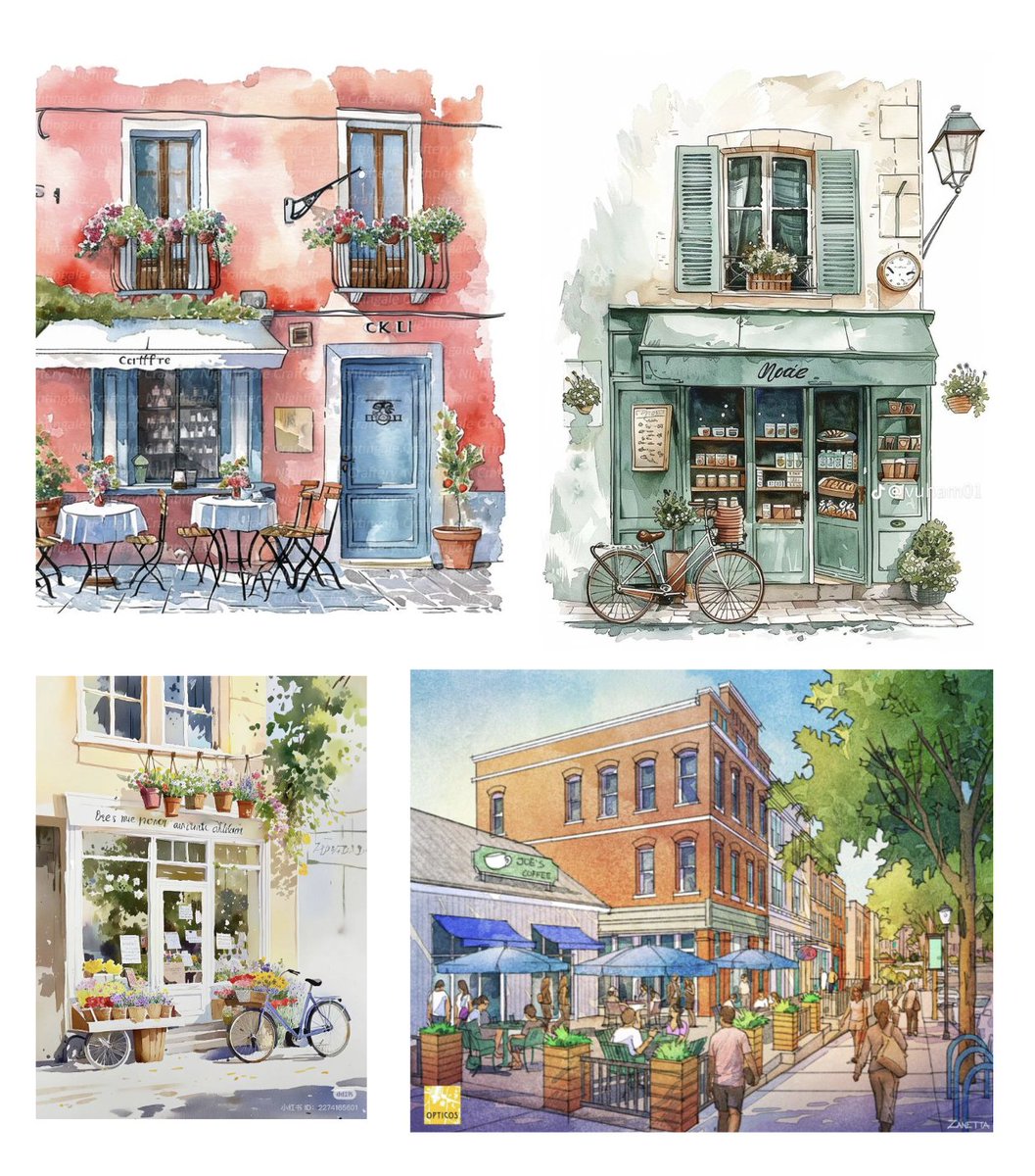 We’re missing a crucial housing type in the U.S.:
Housing over small shops

Life on the ground floor
Starter homes above
It creates the backbone of a walkable city. 

Also known as a Residential-over-Retail, a 15 minute street, and a Livable Community.