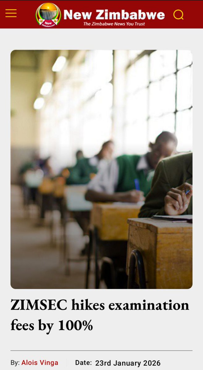 namataik_'s tweet image. 🟥The government of Zimbabwe must prioritize social services, especially health and education. Increasing examination fees on an already overtaxed citizenry is anti-education, as many children will drop out and the literacy rate will decline. #SaveEducation