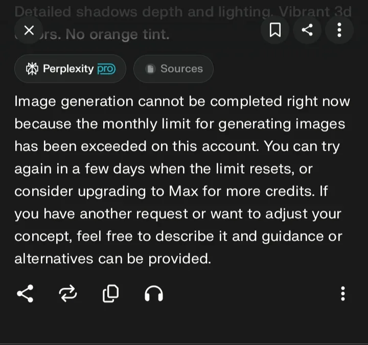 plank_detector's tweet photo. @perplexity_ai PSA Perplexity MASSIVELY reduced Pro account abilities. They are scamming you people. You used to get "unlimited" research, image generation and file uploads.... They rug pulled users without any warning. Their discord has exploded - this is Class Action worthy https://t.co/hUvETKOgJY