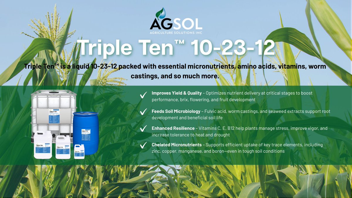 Agriculture Solutions tweet media