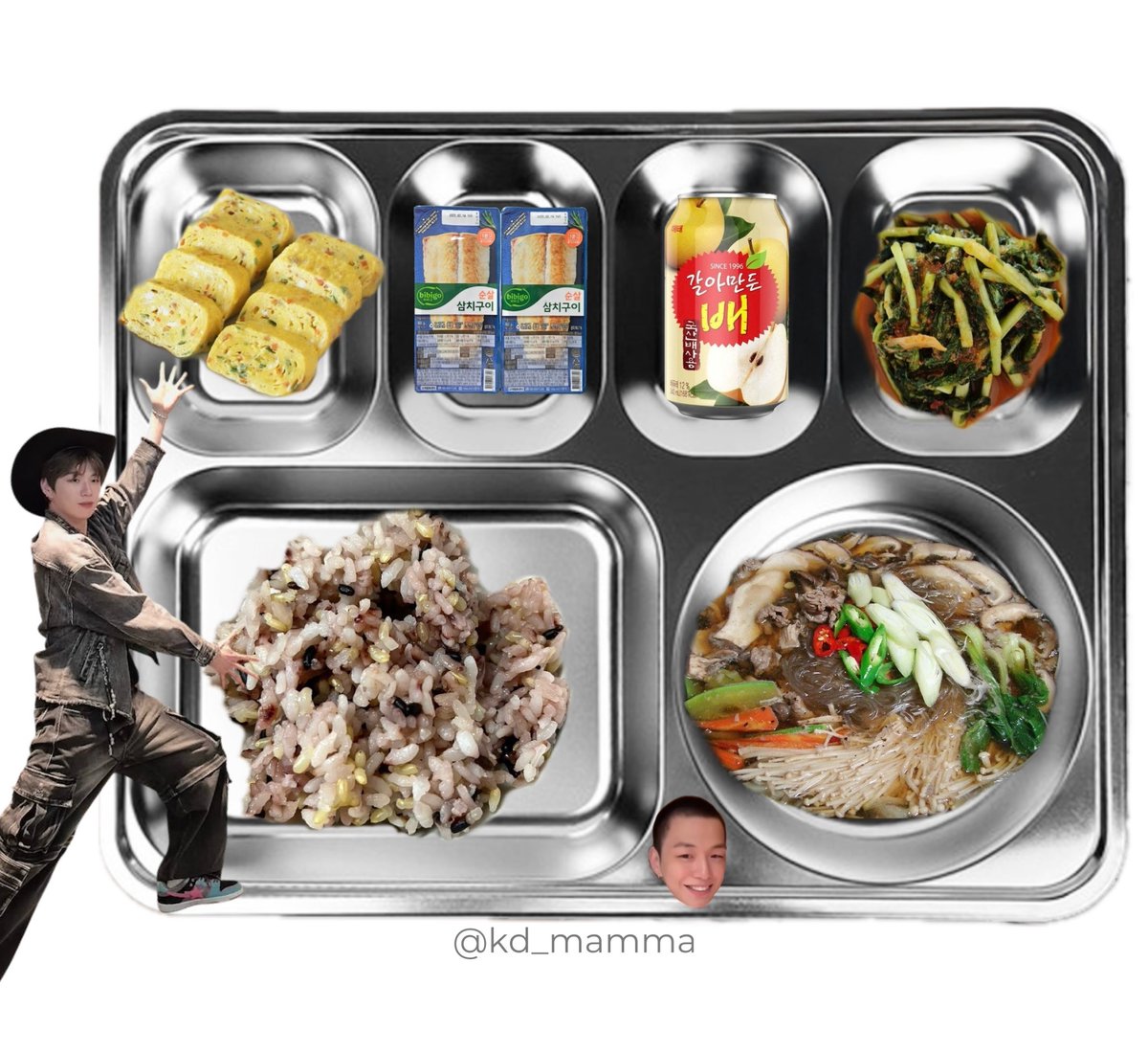 〔 2026년 2월 10일 중식 〕 
잡곡밥
쇠고기버섯전골
순살삼치구이
계란말이
갈아만든배
열무김치
    ᑎ__ᑎ    ᐱ__ᐱ     ᕱ__ᕱ
   (˶.•o•˶)   ( .•ω• )   ( .•⤚• )
ଘ(ა       )   (ა🐟૮)｡  (      ٩ )੭