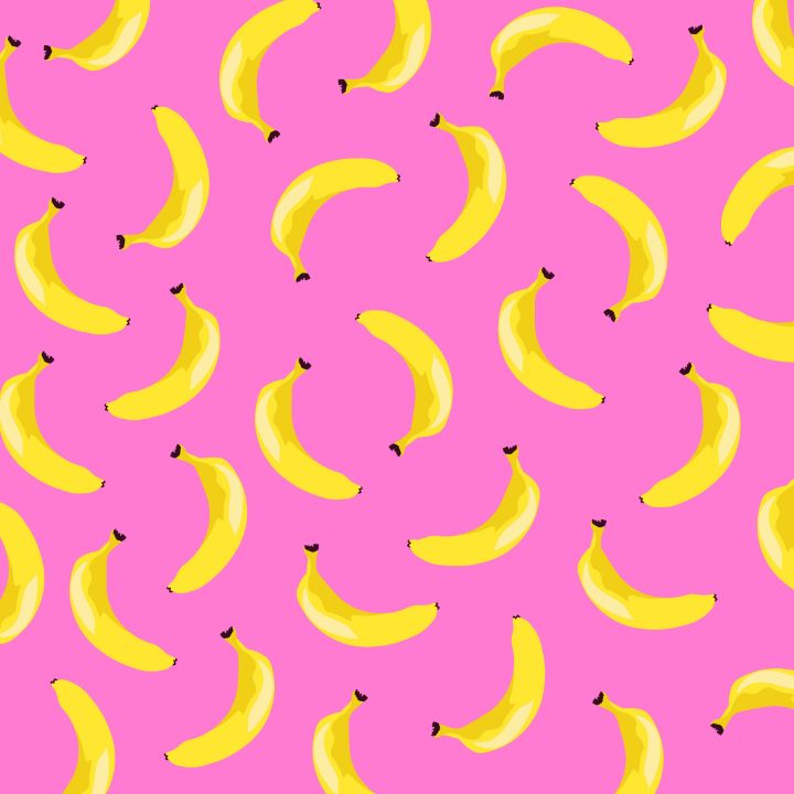MonikaLemi's tweet photo. Art of the Day! "Cute banana pattern". Buy at: https://t.co/f3zV1C0t6V https://t.co/t8eWFnC27m