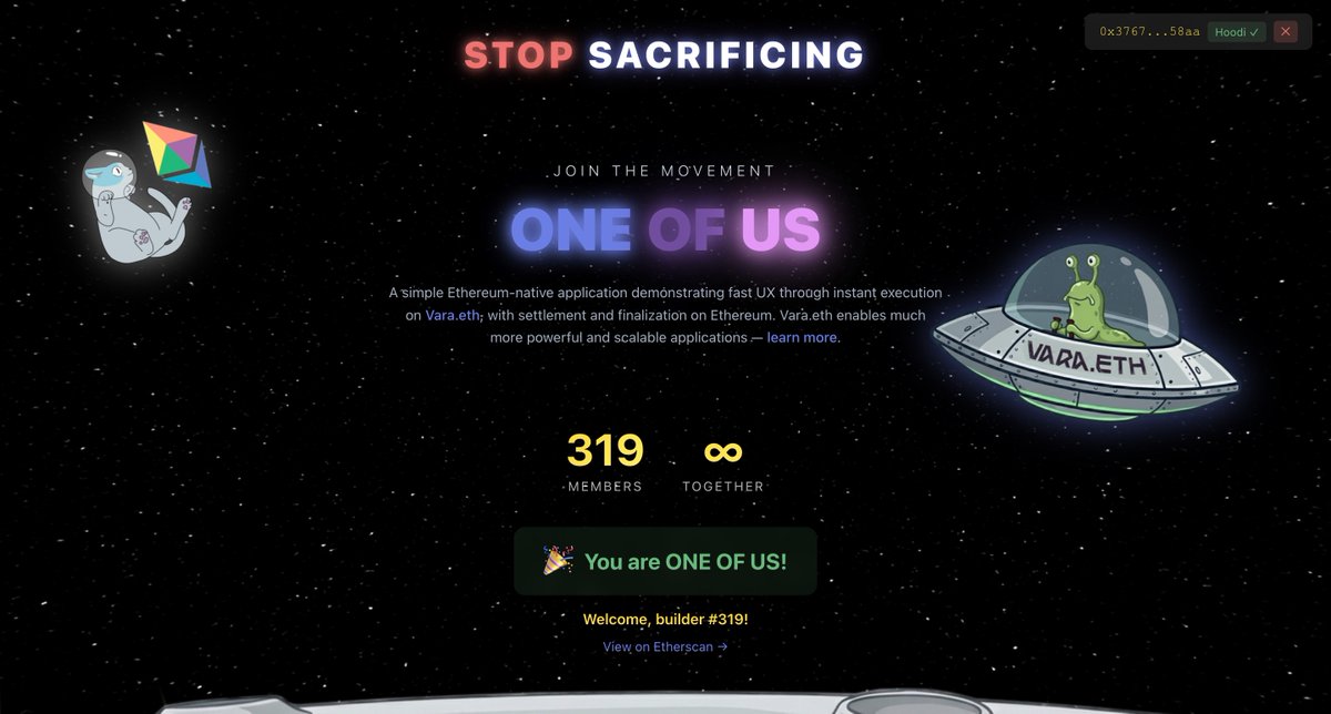 Day 8 of the AirLyft campaign by
<a href="/VaraNetwork/">Vara Network</a>
and the momentum is unreal. .Loving how the social vibes mix perfectly with those on-chain moves, and the rewards keep feeling super solid.
<a href="/bhd_ilyes/">Ilyes Bhd</a>
<a href="/ZerkaaHD/">𝙅𝙊𝙎𝙃 𝙕𝙀𝙍𝙆𝙀𝙍</a>
<a href="/SheviaXO/">Shevia 🌙</a>