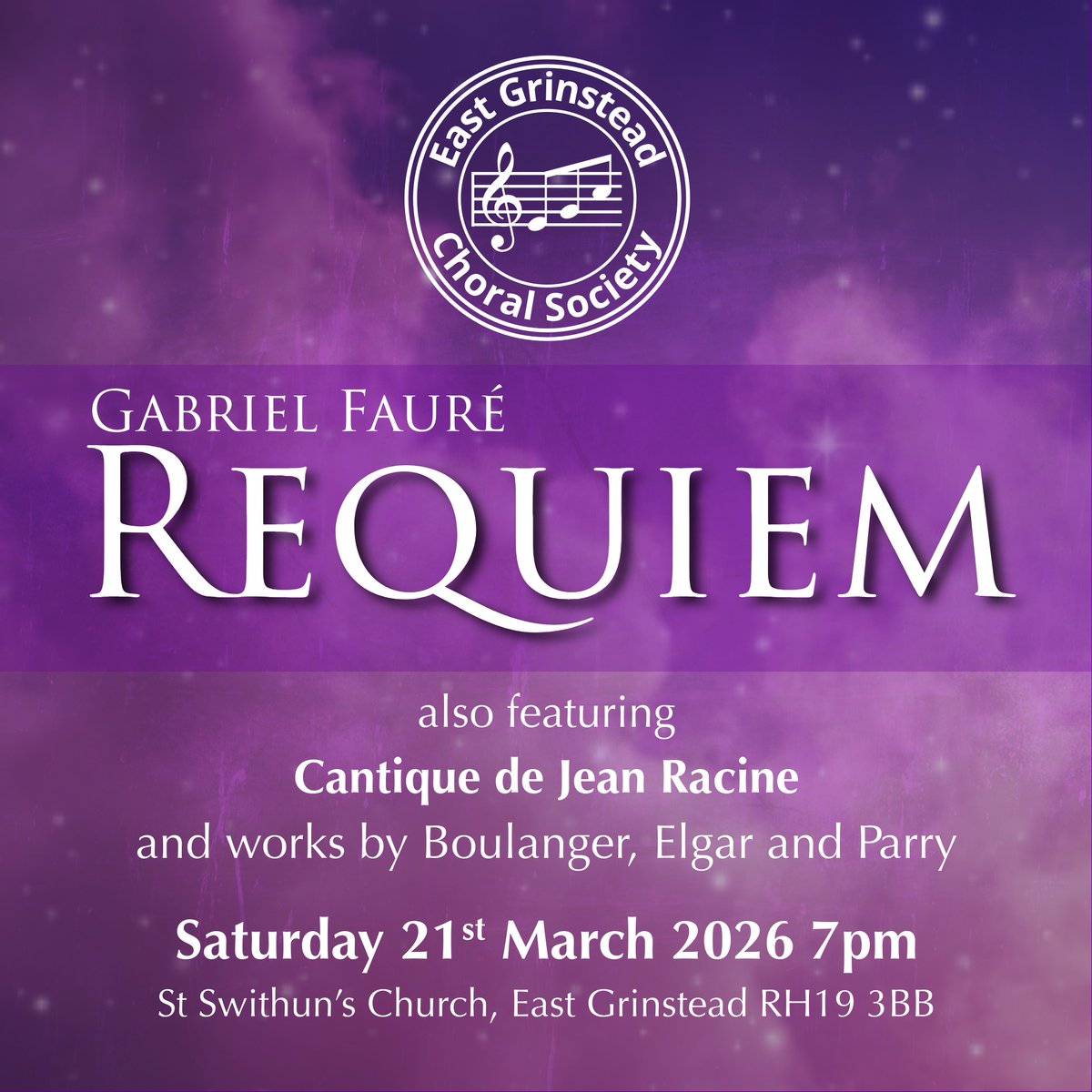 East Grinstead Choral Society tweet media