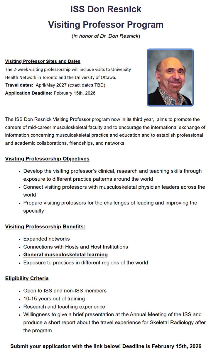 International Skeletal Society tweet media