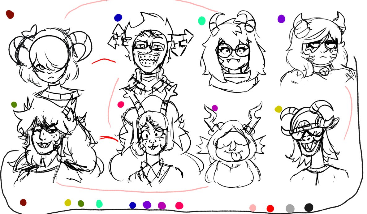 here's my quadrants and deltastuck design sketches