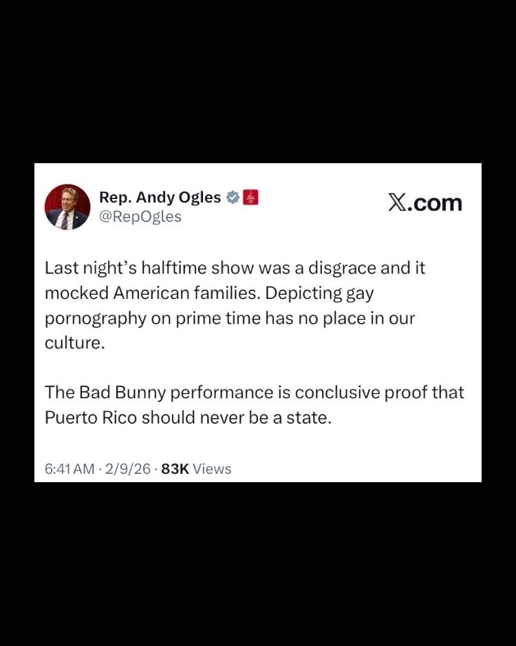 I am absolutely furious that I didn’t get to see the gay pornography portion of Bad Bunny’s Super Bowl halftime show. 

I’m calling on the FCC to investigate immediately: NBC must be held accountable.