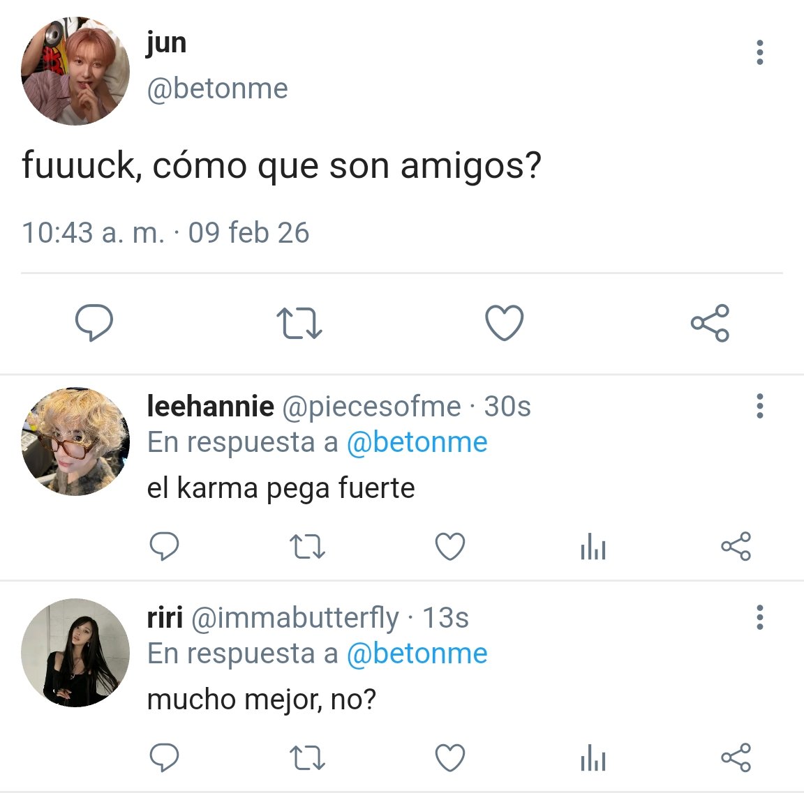 between best friends.    |  norenmin one shot 

renjun no se imaginaba que las dos personas con las que había estado coqueteando en las últimas semanas eran mejores amigos.