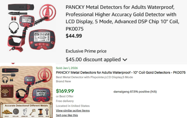 PriceErrors's tweet image. 🔎 DEAL ALERT

Adult Metal Detector
Only $44.99 (Seen as high as $169.99 elsewhere)
Use Code: XZ9YGKXA

Grab it here:
joylink.io/HLgHMv9
#ad

#DealAlert #TechDeal #OutdoorGear #Savings #TreasureHunt