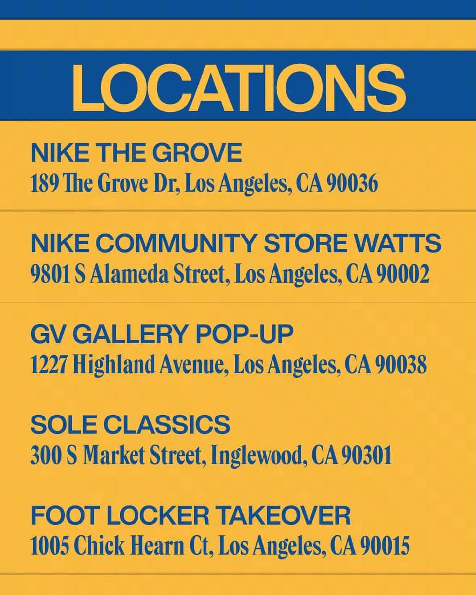 SoleRetriever's tweet image. SNKRS Maps Challenge: SNKRS is launching a location-based All-Star 2026 experience where members check in at events to unlock rewards.

Goes live Saturday, with members checking in at three locations—one at Nike The Grove or Watts—before finishing at Crenshaw High School 📍