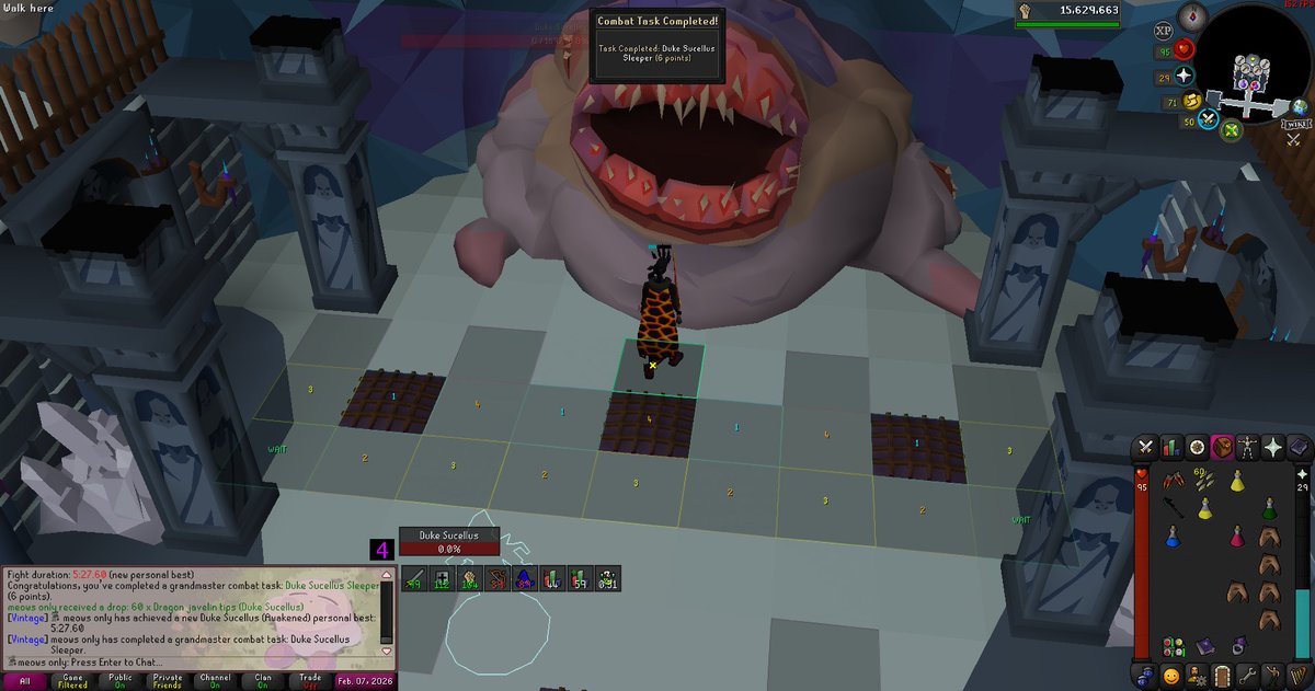 Good weekend for mage upgrades. Magus ring acquired,  Duke CAs+Awakened Duke done 1/4. Time for the meowers to be GWD locked for a while.