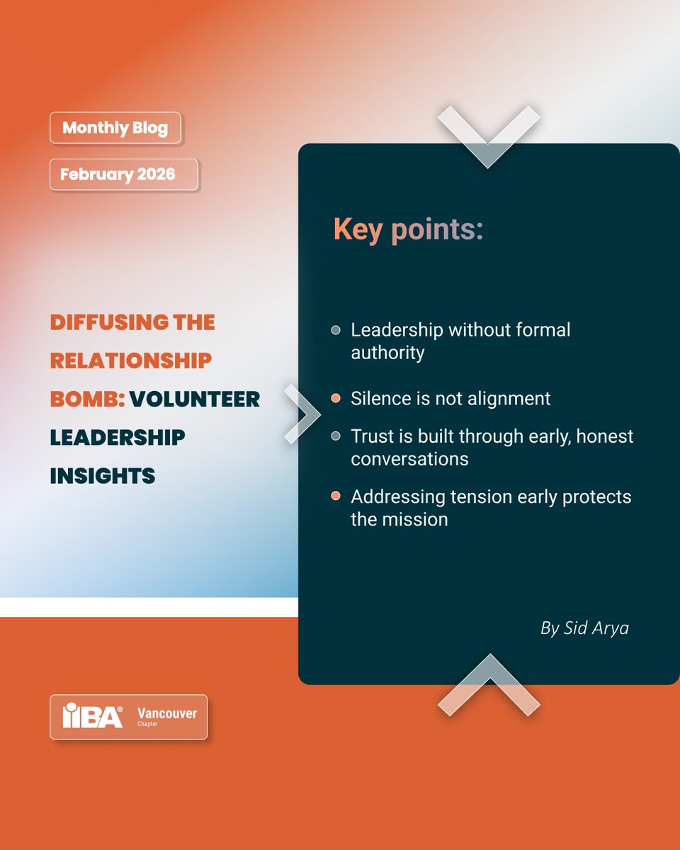 IIBA Vancouver Chapter (@iibavan) on Twitter photo 