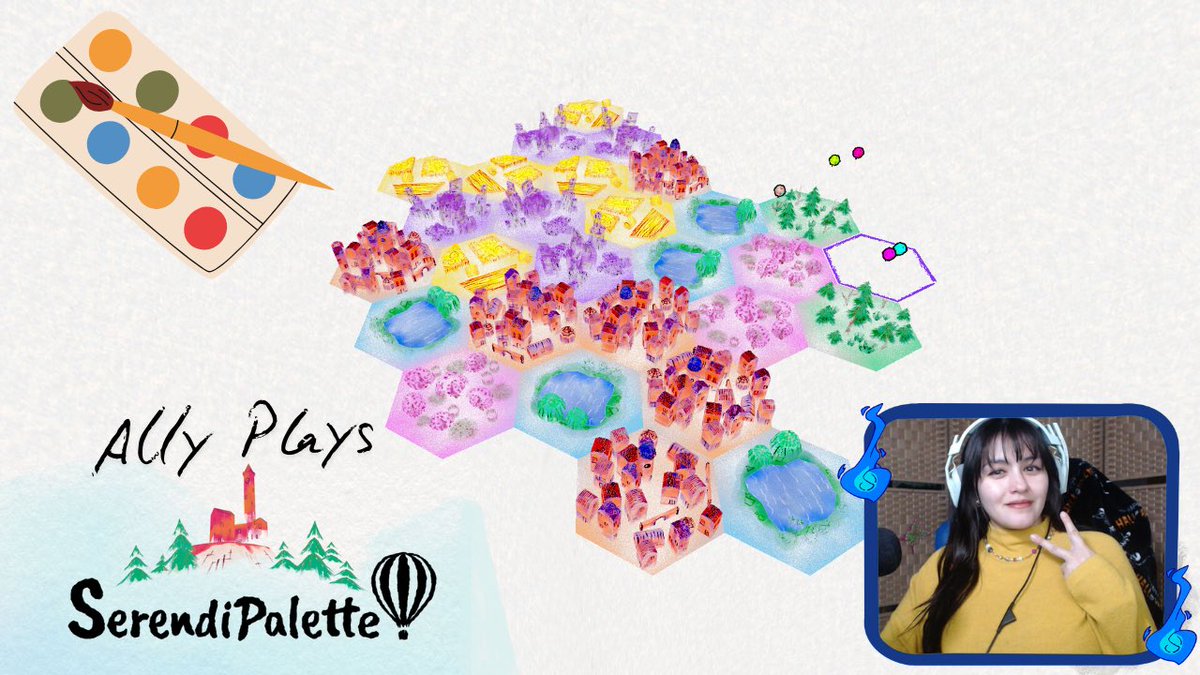 New Youtube video up 🎨🏙️

This week I was give the opportunity to check out the full game for SerendiPalette! The demo for this relaxing, watercolor city-builder is available now on Steam~

youtu.be/bZDJLMHf4vo?si…