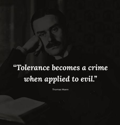 Luke360's tweet photo. Tolerance becomes a crime when applied to evil. https://t.co/xLGvtD22ay