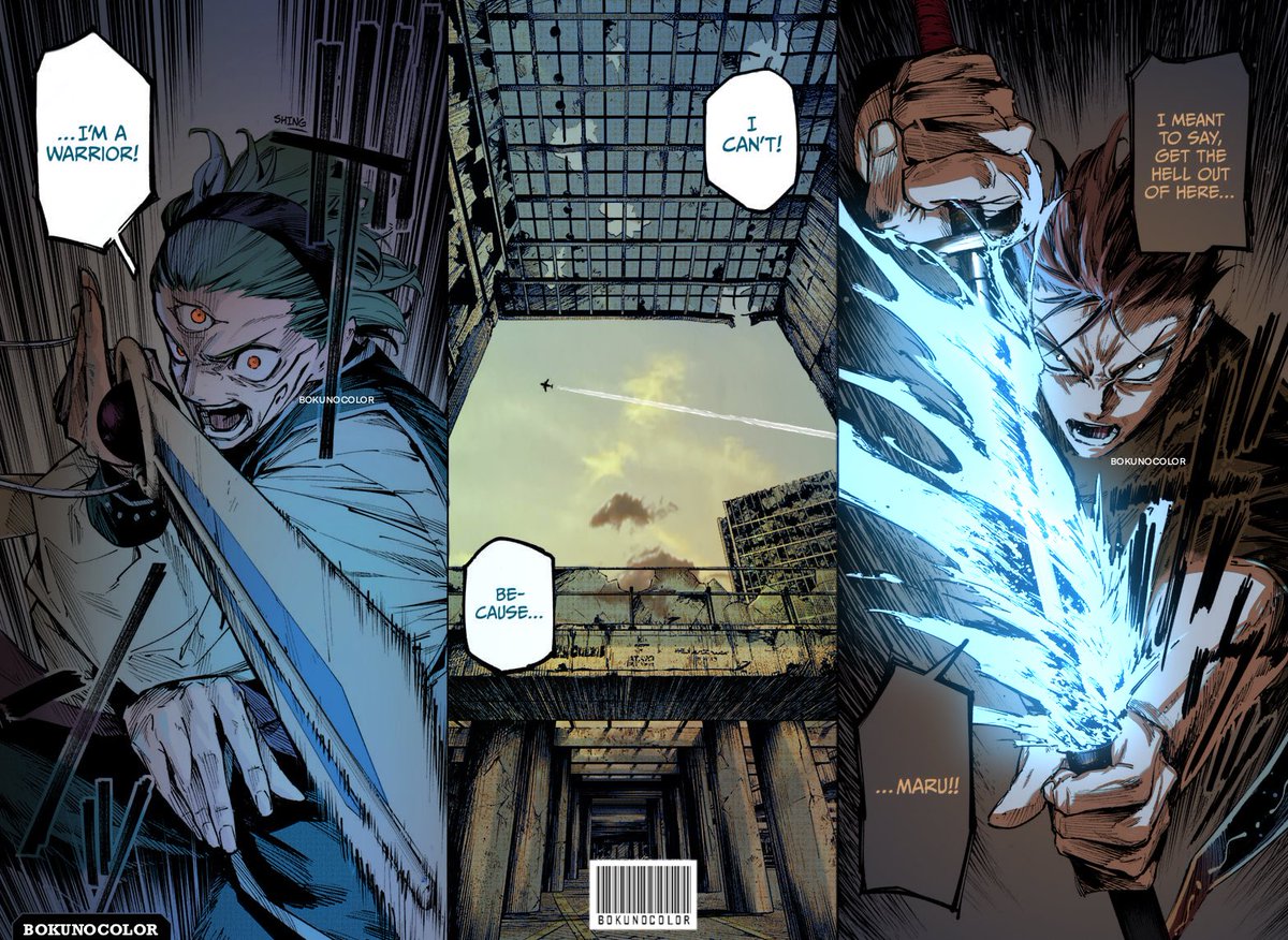 Tsurugi Okkotsu &amp; Marulu Yelvori

Warrior……

#JujutsuKaisenModulo