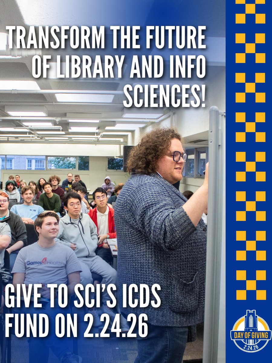 School of Computing and Information tweet media