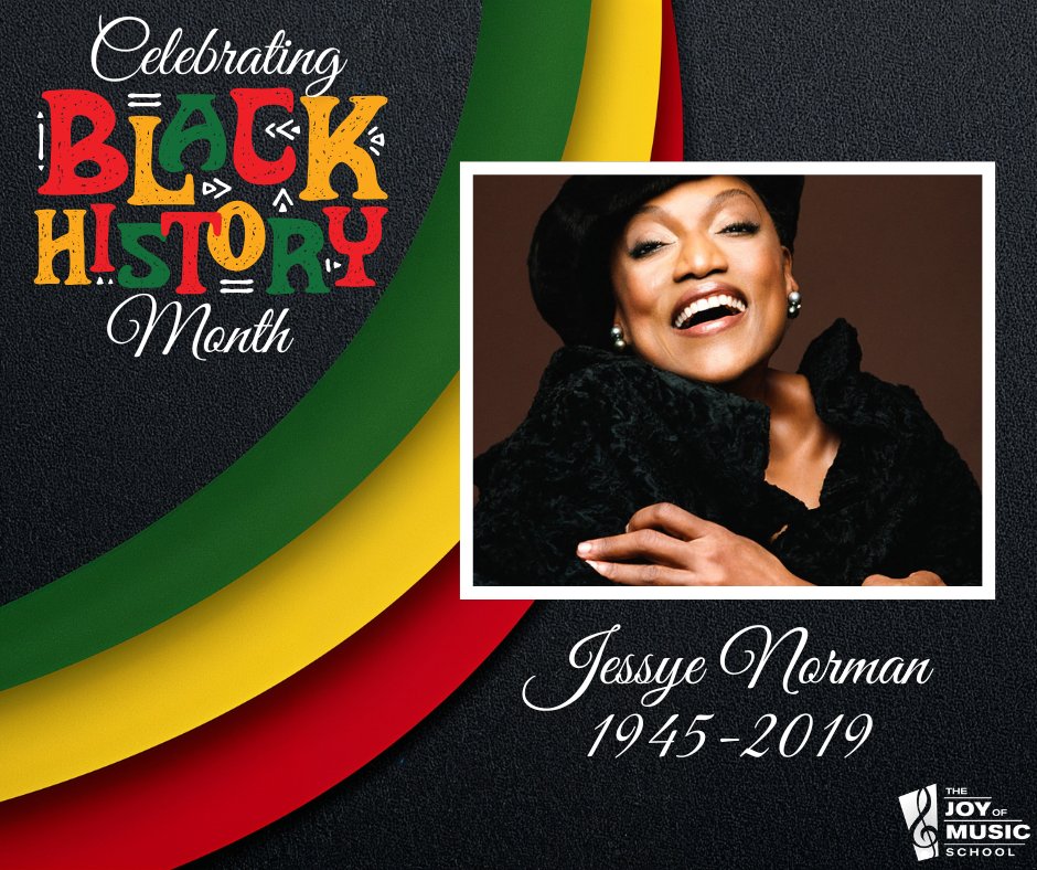 For #BlackHistoryMonth, we’re honoring musicians who changed the sound of history — starting with the legendary Jessye Norman! 🎶 Her voice filled concert halls, her presence commanded the stage, and her legacy continues to inspire. ✨ #MusicMatters