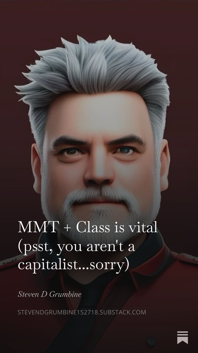 RealProgressUS's tweet photo. “I’ll show why learning the basics of MMT matters, how it expands what you think is possible with money—and why conservatives criticize it while practicing it. 

https://t.co/CVUY4zrbzM

#mmt #education #conservatives #inflation #classanalysis https://t.co/3zRIPCuy82