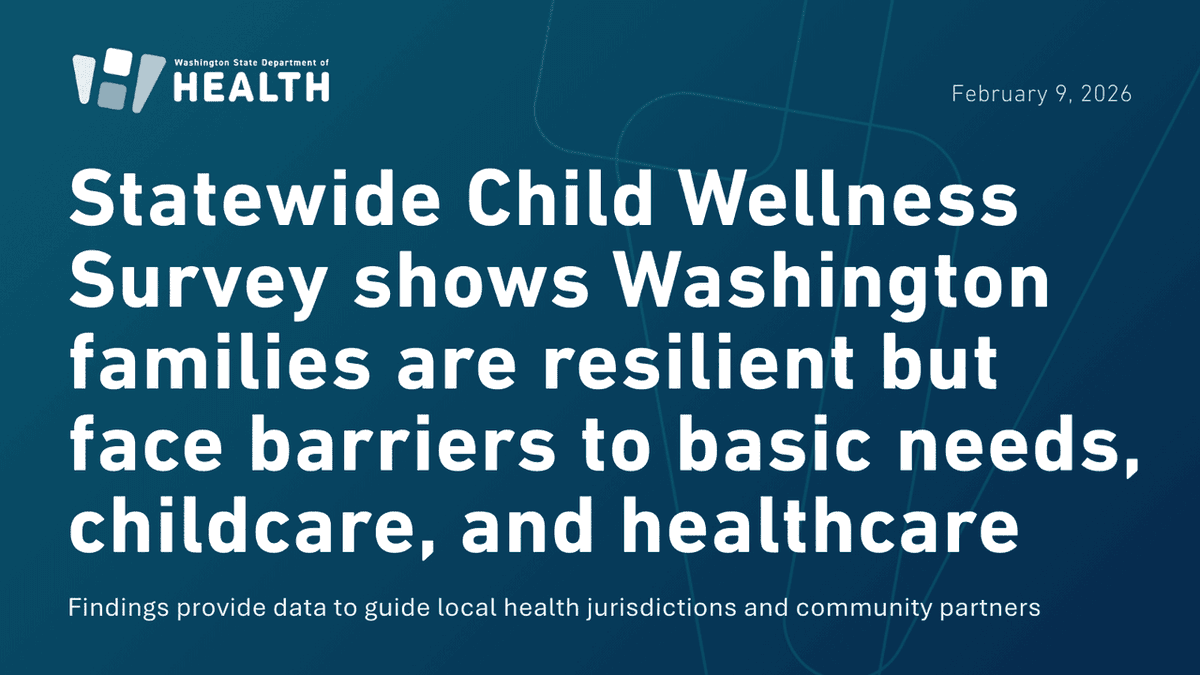 Washington State Department of Health tweet media