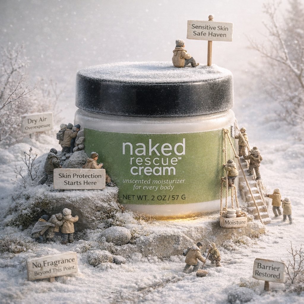 maxgreenalchemy's tweet image. Winter is brutal on sensitive skin ❄️
Cold air. Dry heat. Constant irritation.

Naked Rescue Cream = unscented, calming moisture that helps restore your skin barrier — without fragrance or fillers 🤍

🔗 maxgreenalchemy.com/Naked-Rescue-C…

#SensitiveSkin #WinterSkincare #CleanBeauty