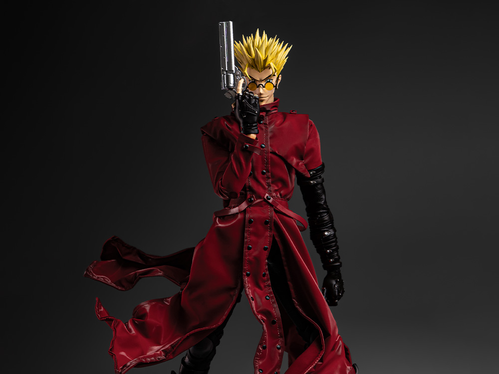 BigBadToyStore's tweet photo. The legendary gunslinger is back. Trigun FigZero Vash the Stampede 1/6 Scale Action Figure is now available for pre-order at BigBadToyStore. 
👉 Pre-order now:
https://t.co/SwLhrbo7WT
#Trigun #VashTheStampede #LoveAndPeace #AnimeCollectibles #FigZero #1to6Scale @threezeroHK https://t.co/wa4CRWTVfN