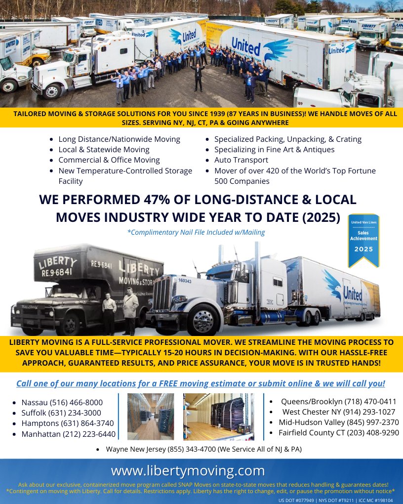 Liberty_Moving's tweet image. Just Sold Your House? Keep an Eye on Your Mailbox! If you recently sold your home, you may be receiving a special Liberty Moving &amp;amp; Storage mailer soon — and yes, it includes a complimentary nail file just for taking the time to read it!

#movers #movingcompanies #localmovers