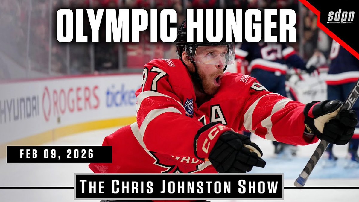 sdpnsports's tweet photo. 🔥 NEW #CJSHOW! 🔥
@reporterchris and @jkamckenzie talk Team Canada and Team USA, the Olympic village, Charlie McAvoy vs. the Department of Player Safety, #AskCJ + more!
Watch here ➡️ https://t.co/JAeNC6eGOb https://t.co/xkNGrWMwVZ