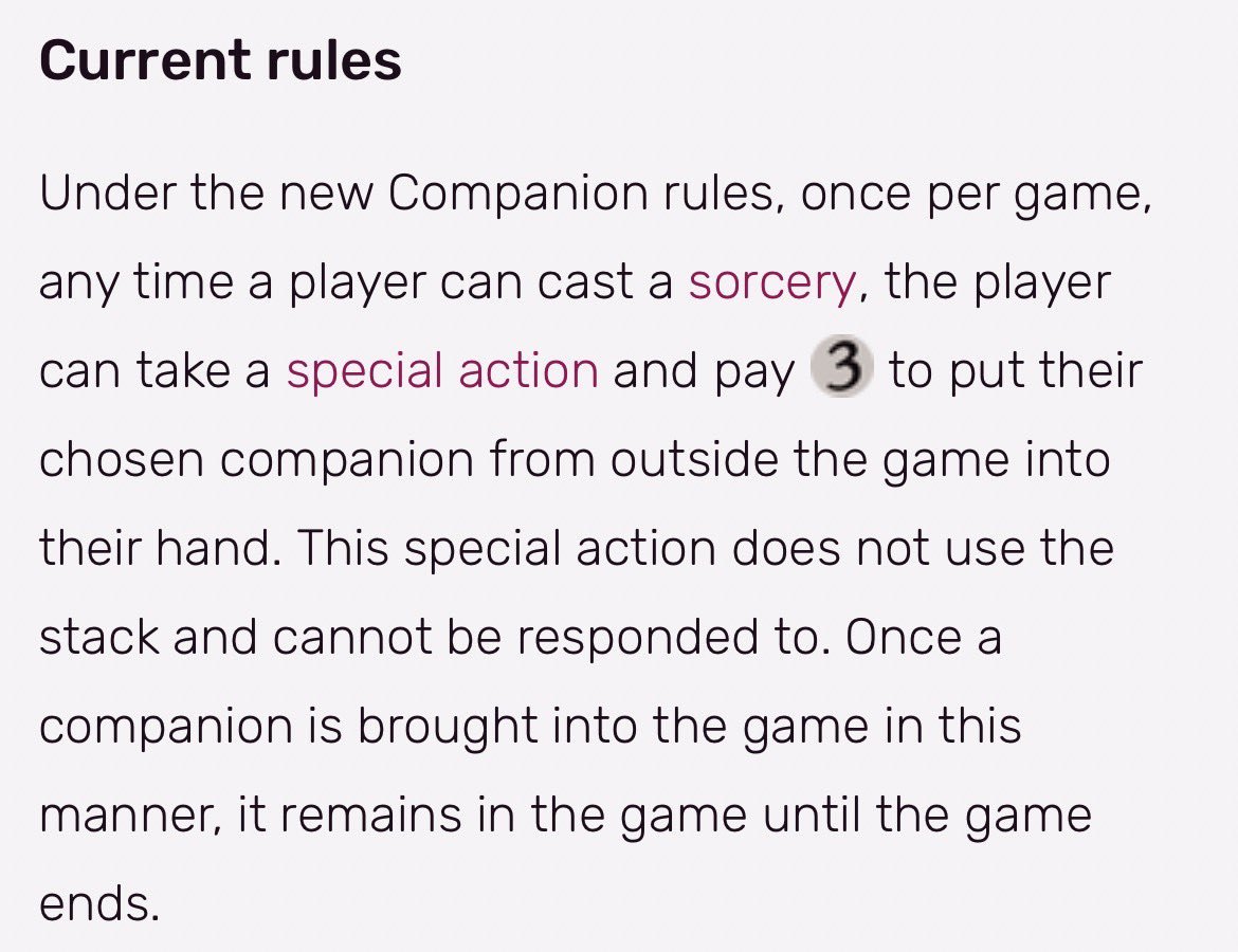 ricksplay_'s tweet image. Probablemente Lutri ya ni es nisiquiera un problema aunque fuese companion, no sé si se acuerdan pero hay una regla que metieron después con los companions que tienes que pagar 3 para ponerlo en tu mano y de ahi castearlo. Restringiendo que se pueda hacer desde su zona especial.