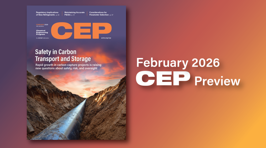ChEnected's tweet image. The latest issue of CEP explores the #safety of #CarbonCapture infrastructure, the risks of #flammable #lowGWP #refrigerants, the necessity of accurate P&amp;amp;IDs, the technical nuances of #flowmeter selection, and more. bit.ly/4a5xFCL