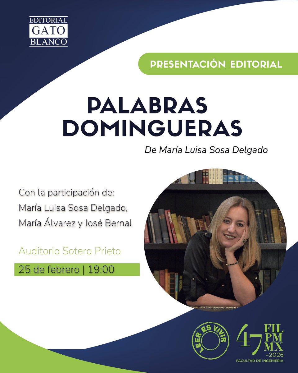 ¡Los esperamos en la presentación de ‘Palabras domingueras’ en el marco de la <a href="/FILMineria/">FIL Minería</a>! 

Con la participación de <a href="/libropensadora/">libropensadora</a> (autora), María Álvarez y <a href="/JoseDBernal3/">José David Bernal</a>.